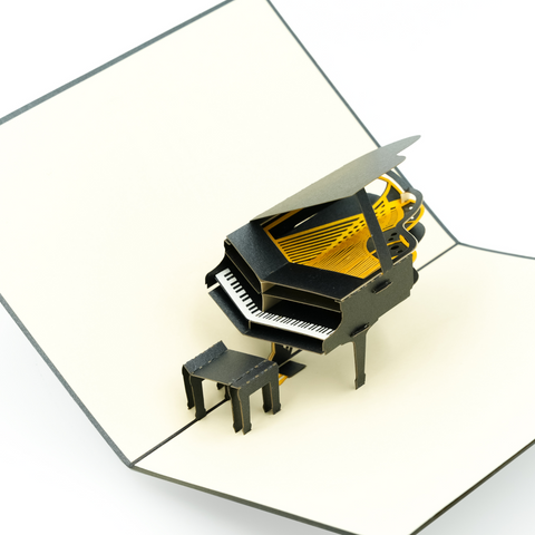 Grand Piano Pop Up Card