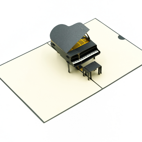 Grand Piano Pop Up Card