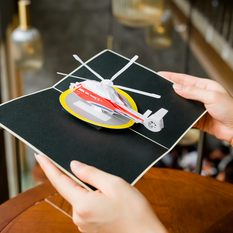 Plane Pop Up Card