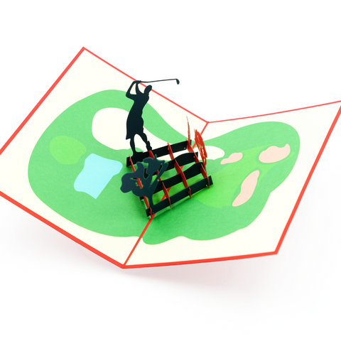 Golf Pop Up Card