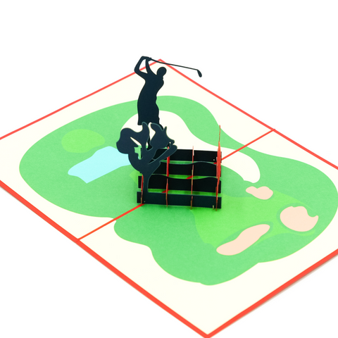 Golf Pop Up Card