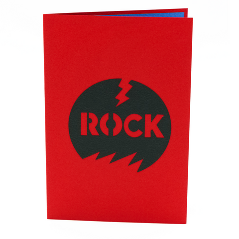 Rock Band Pop Up Card