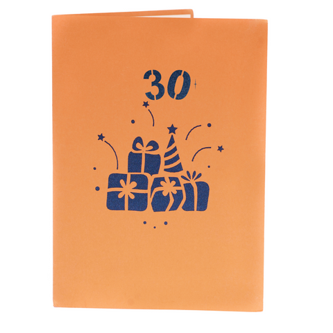 30th Birthday Pop Up Card