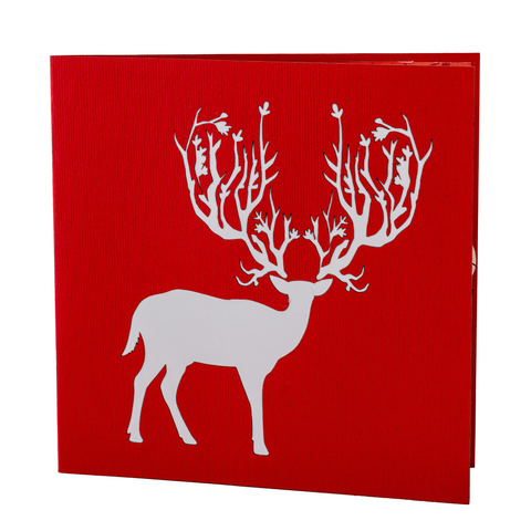 Moose Pop Up Card