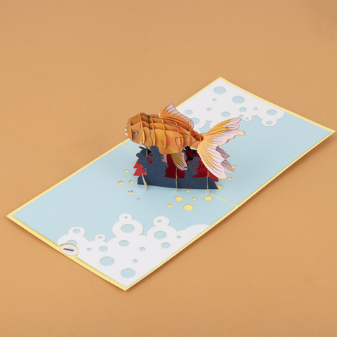 Goldfish Pop Up Card