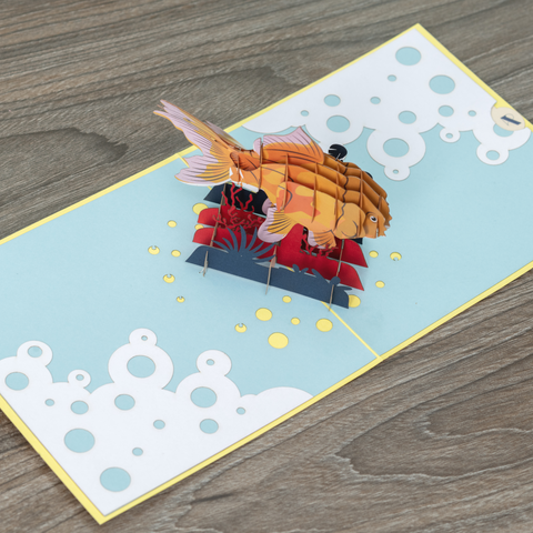 Goldfish Pop Up Card