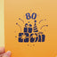 80th Birthday Pop Up Card