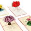 Flower Pack Pop Up Card (4cards)