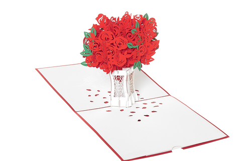 Flower Pack Pop Up Card (4cards)